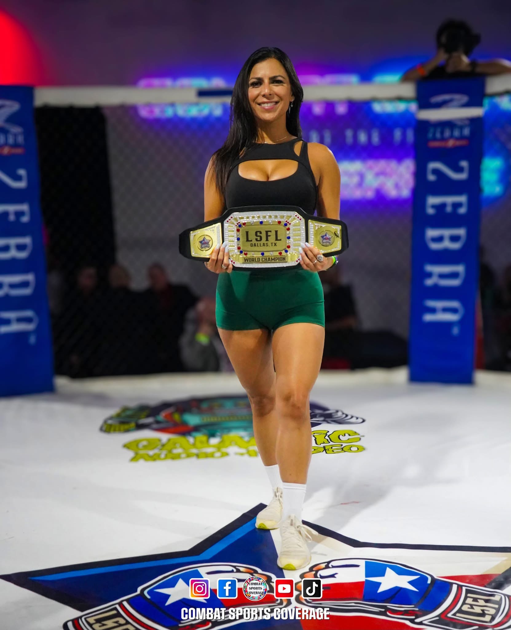 LSFL 1 ring card girl with belt